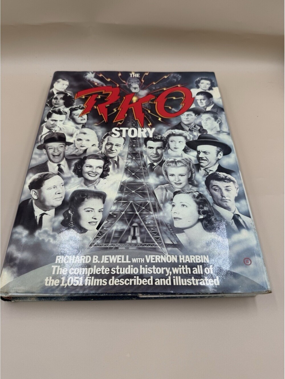 The RKO Story Hardcover Book Richard B. Jewell with Vernon Harbin 1,051 Films VG